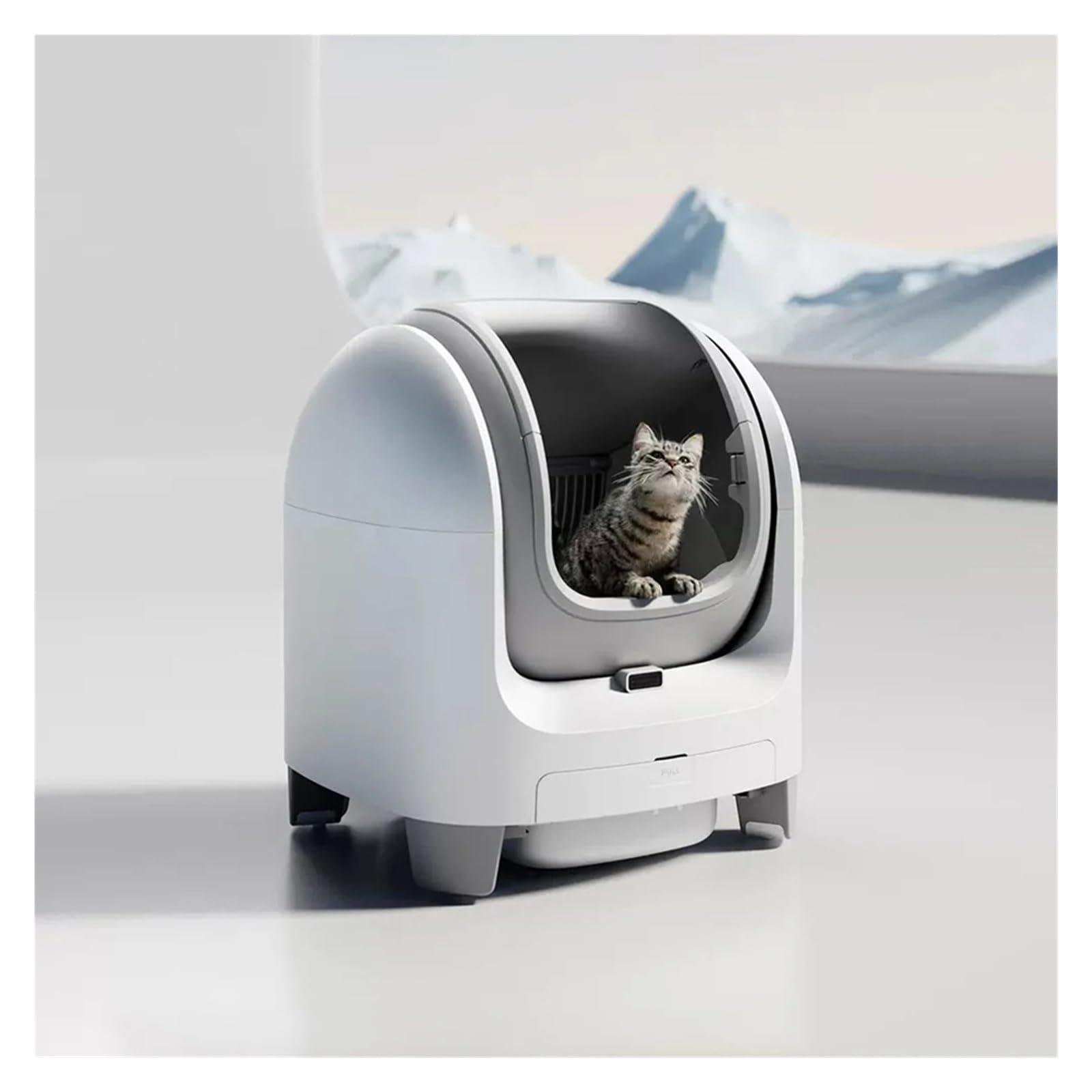 Amazon | C1 インテリジェント全自動猫用トイレボックス 電動うんち